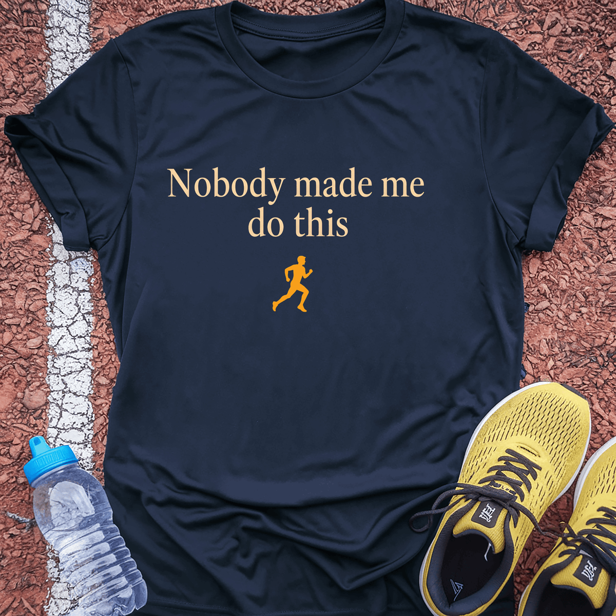 Nobody Made Me Do This T-Shirt - Navy