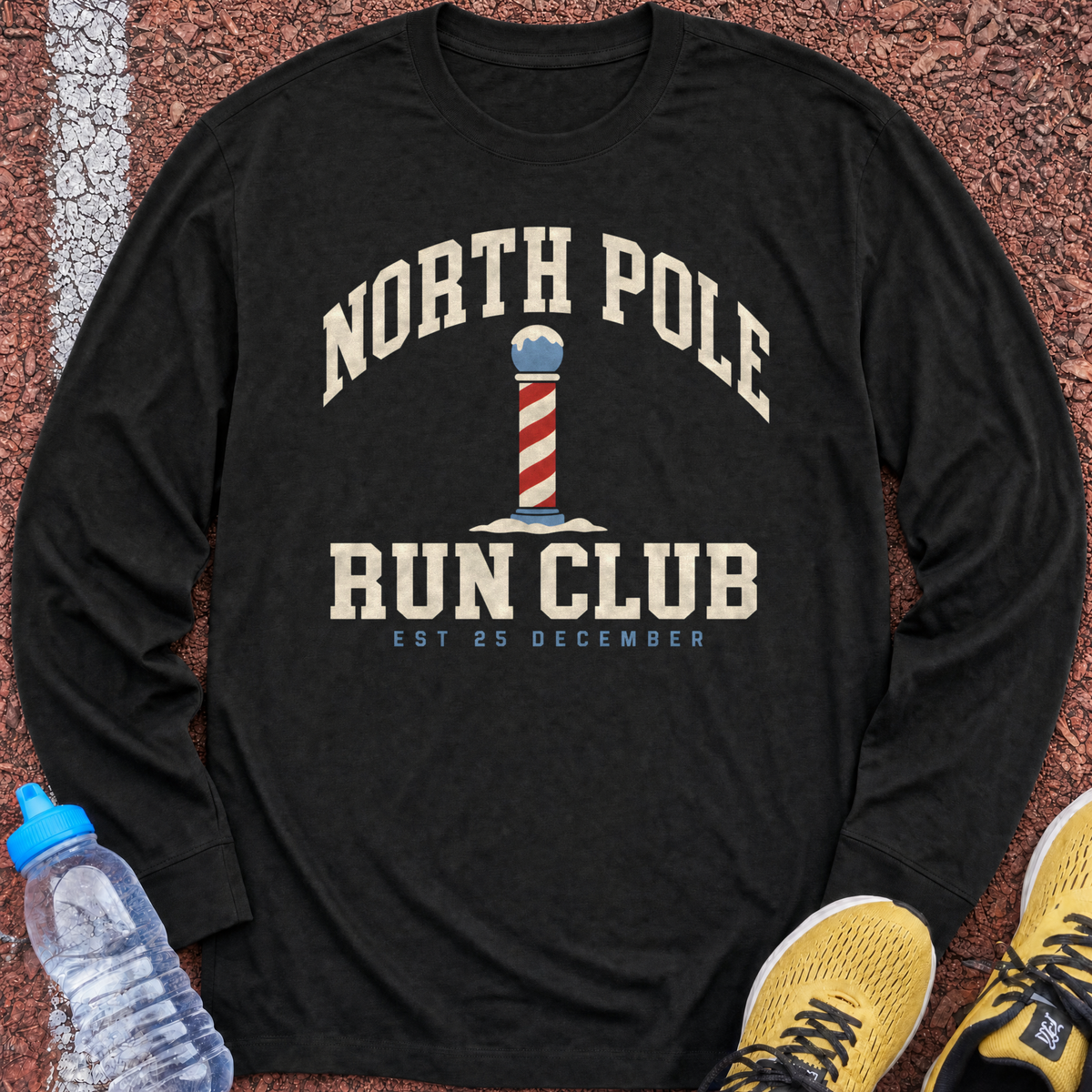 North Pole Run Club Long Sleeve - Black