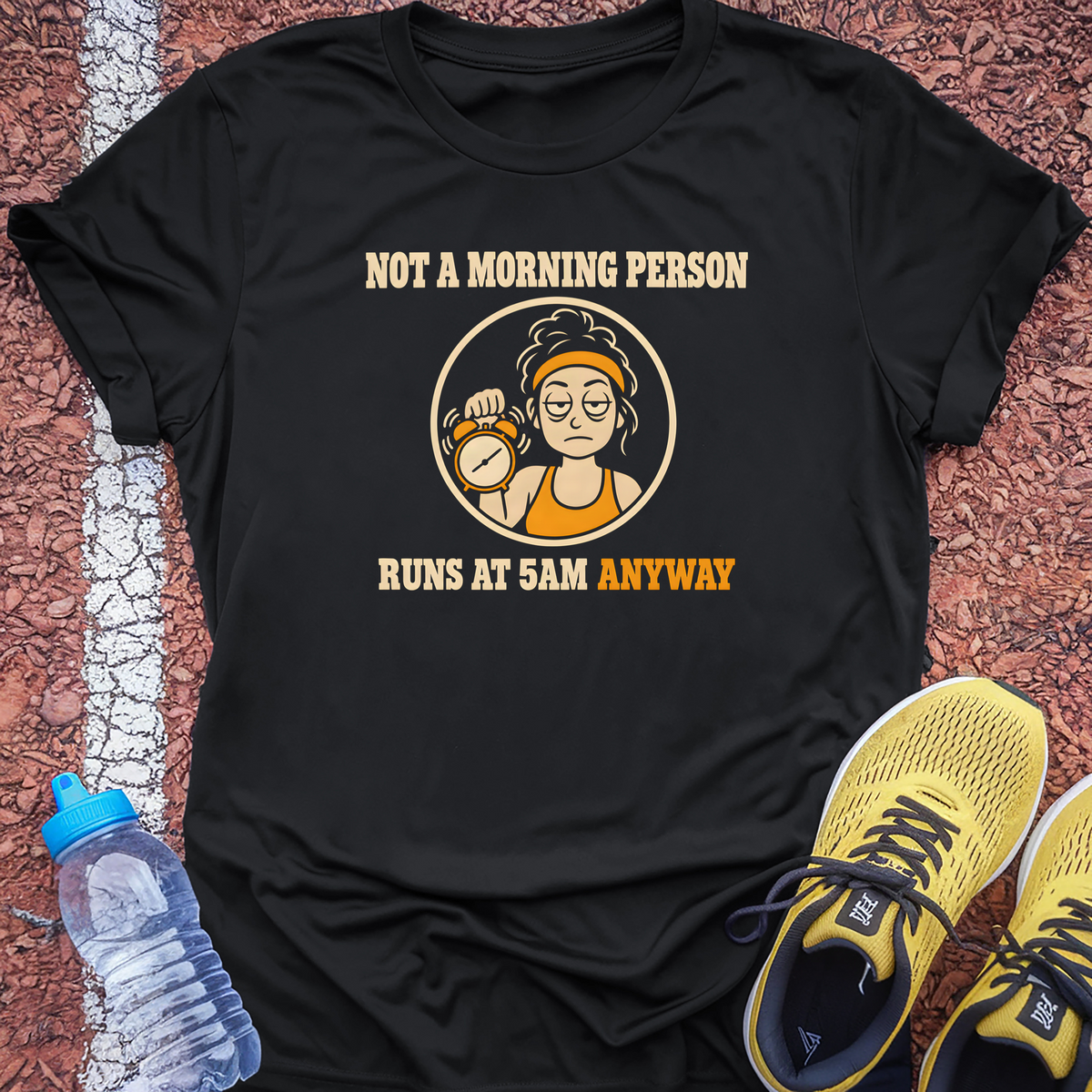 Not A Morning Person T-Shirt - Black