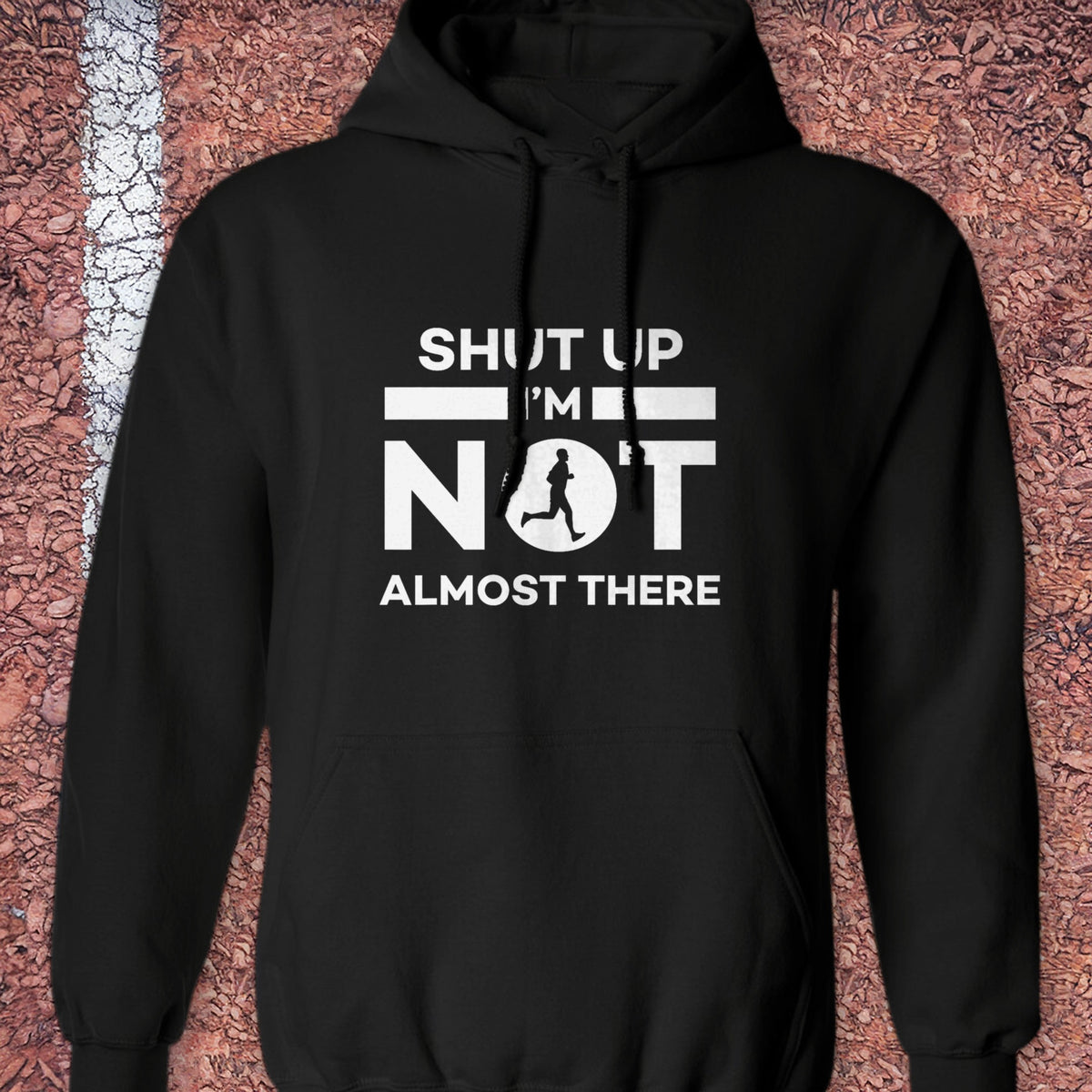 He's Not Almost There Hoodie - Black