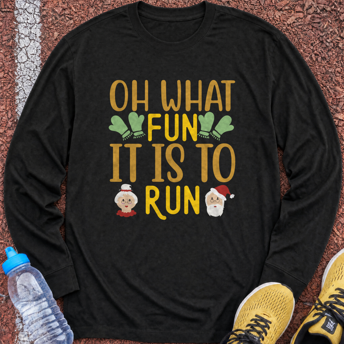 Oh What Fun Long Sleeve - Black