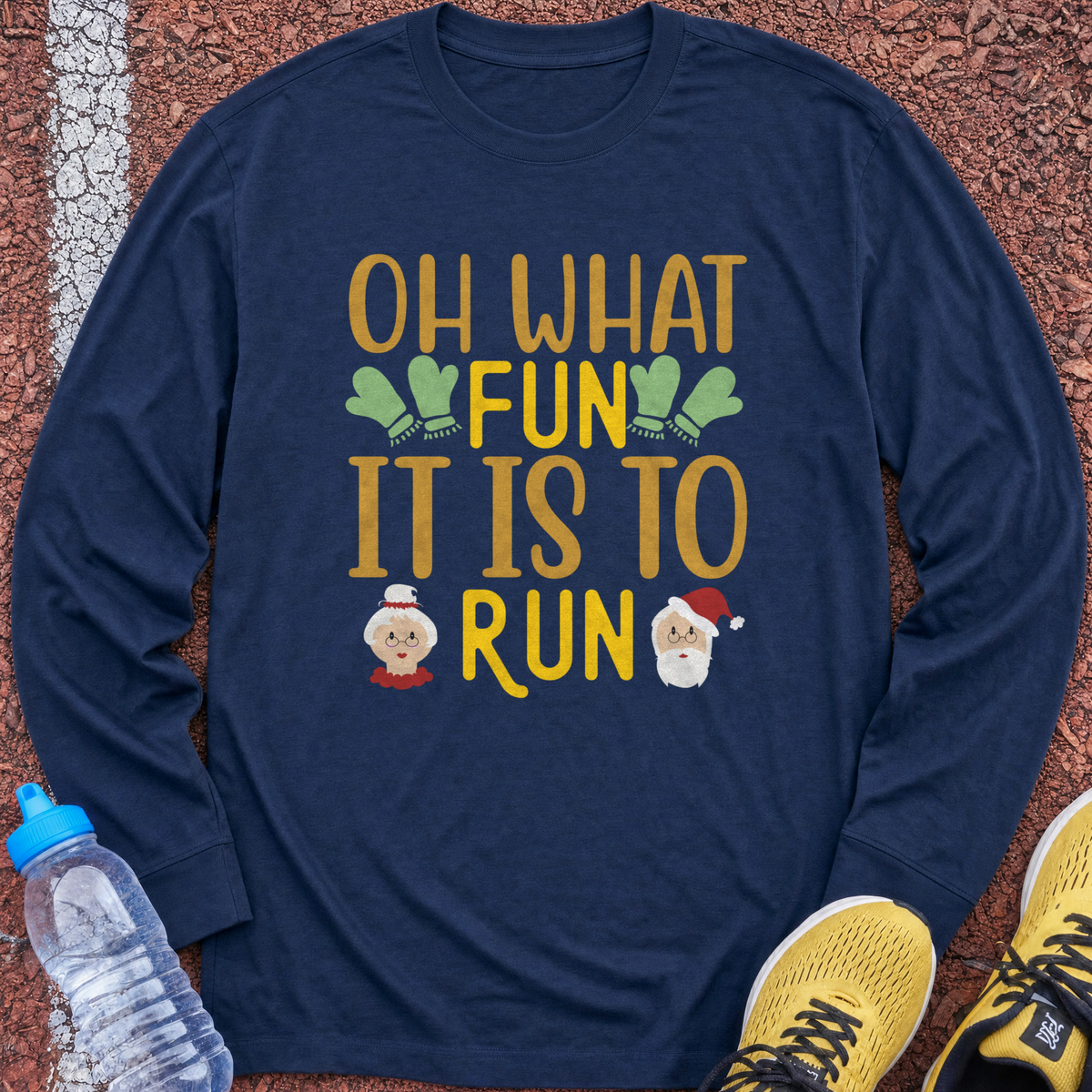 Oh What Fun Long Sleeve - Navy