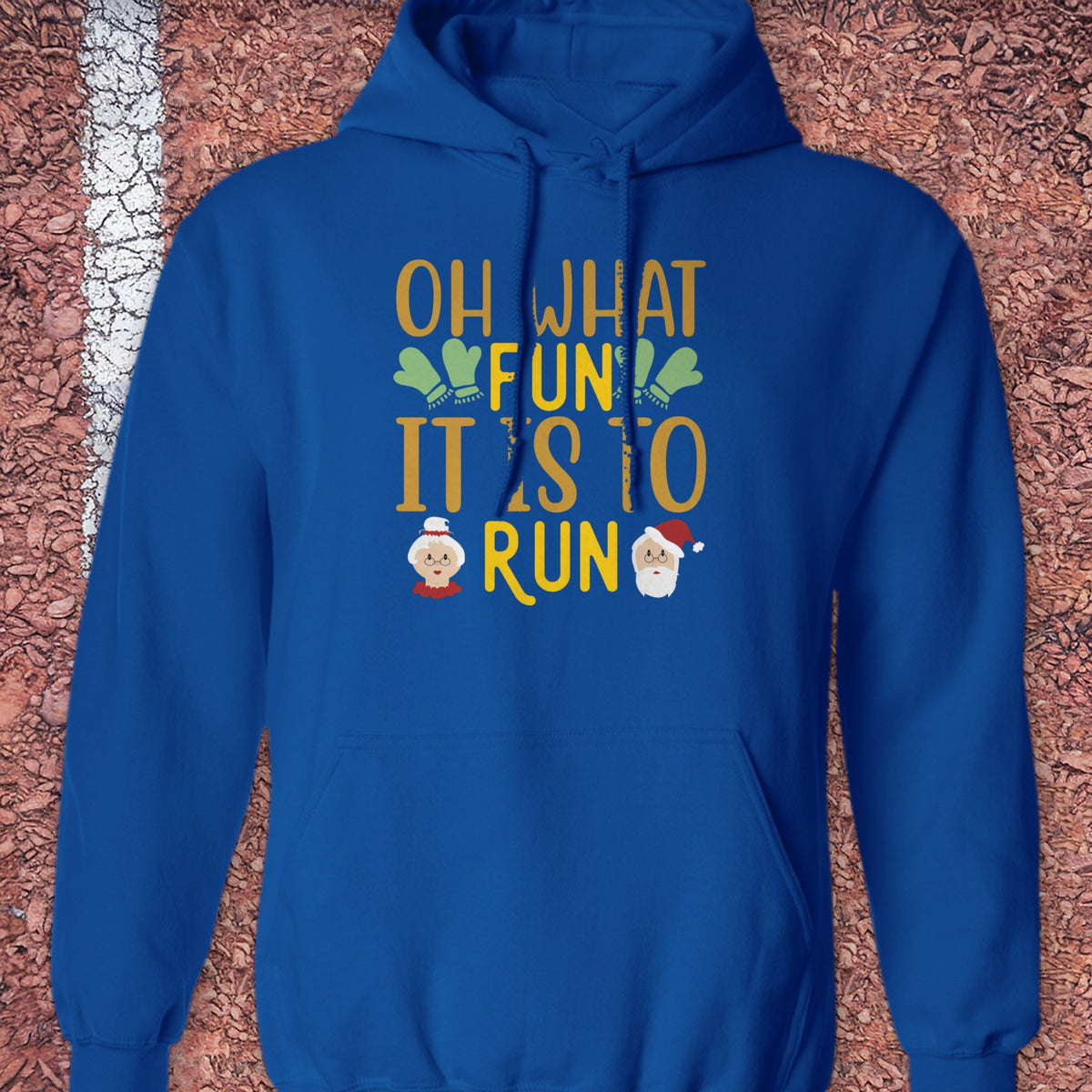 Oh What Fun Hoodie - Royal