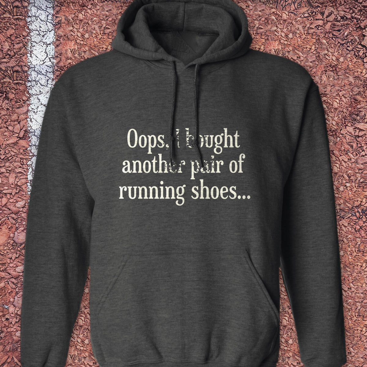 Oops Hoodie - Dark Heather