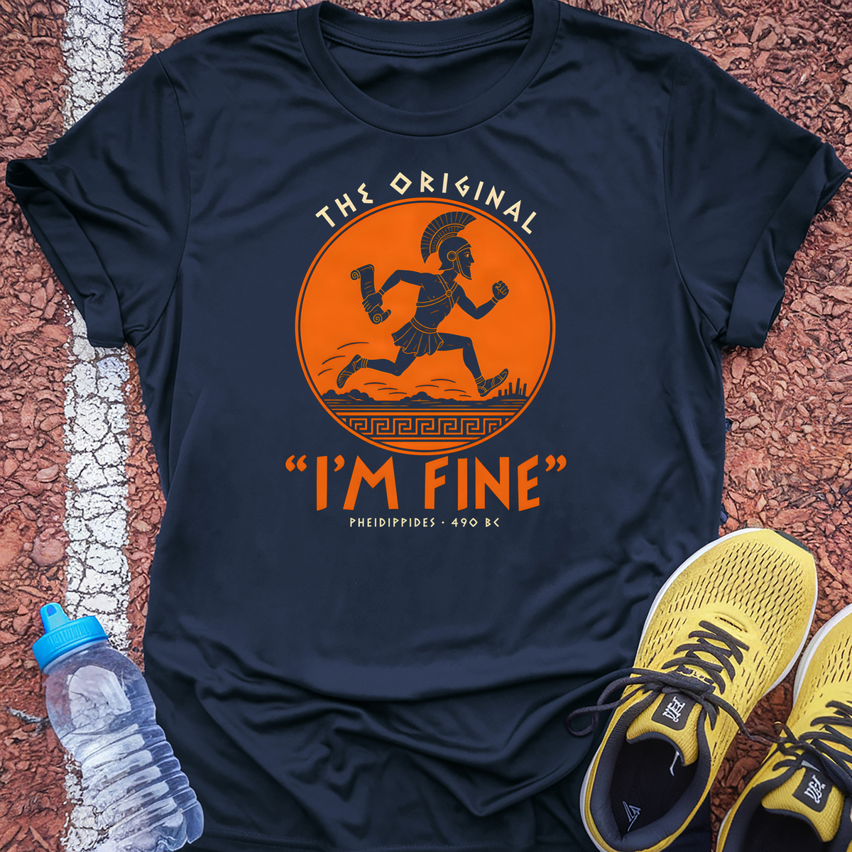 Original I'm Fine Tech Tee - True Navy