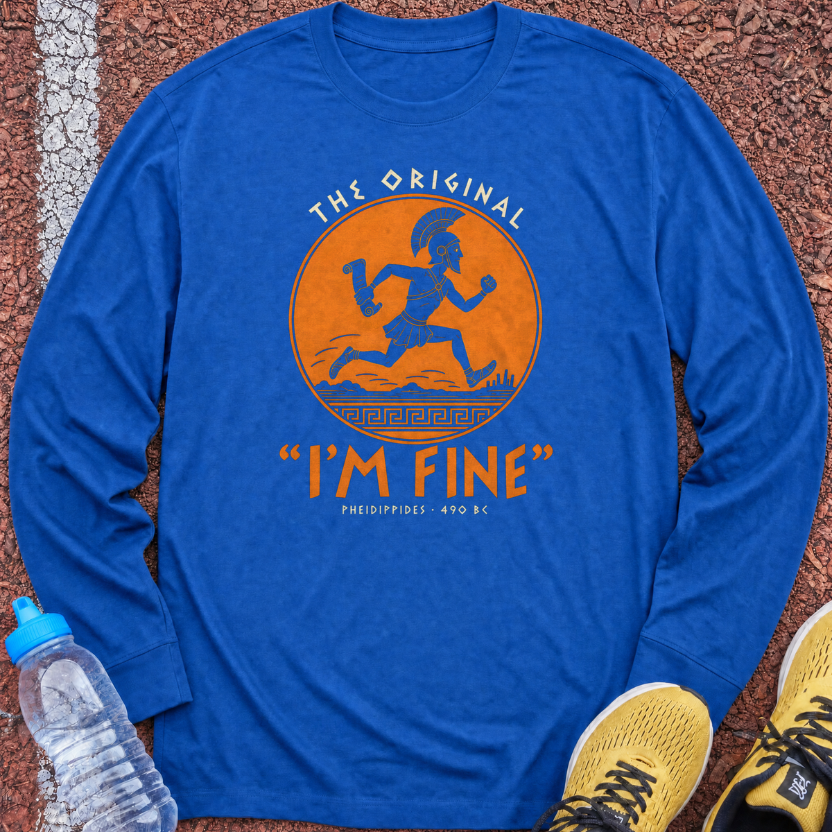 Original I'm Fine Long Sleeve - Royal