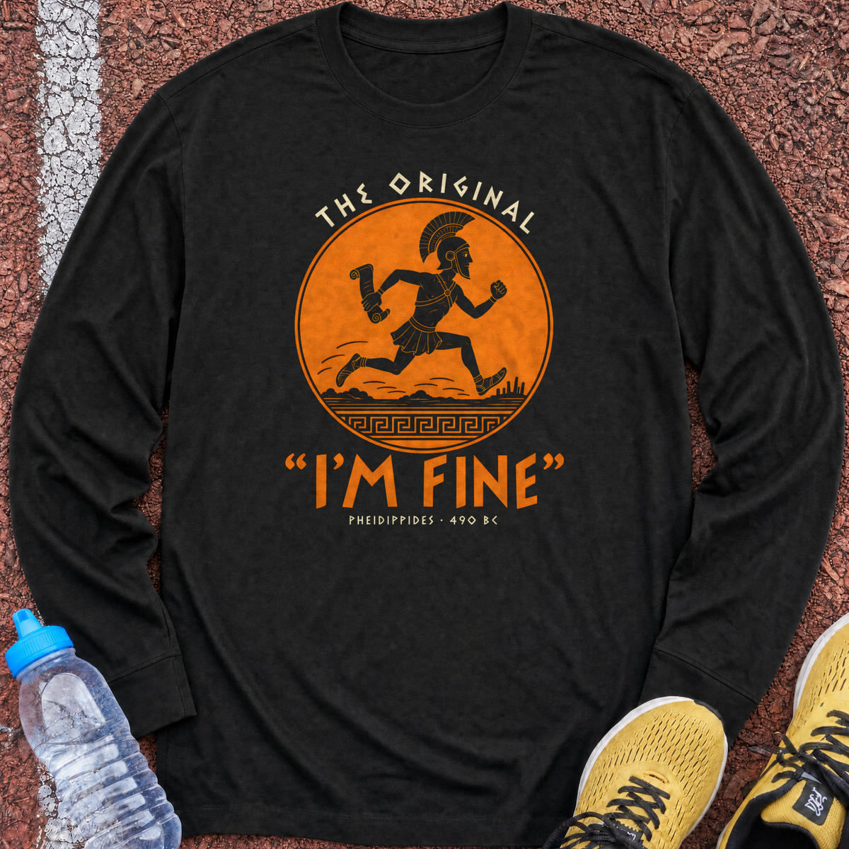 Original I'm Fine Long Sleeve - Black