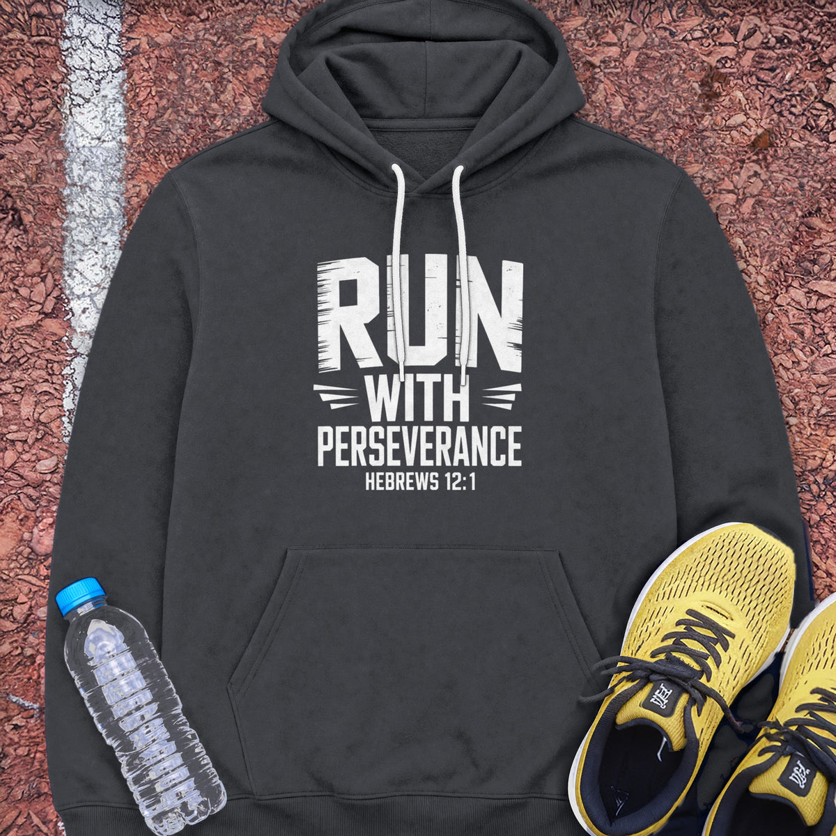 Perseverance Hoodie - Dark Heather