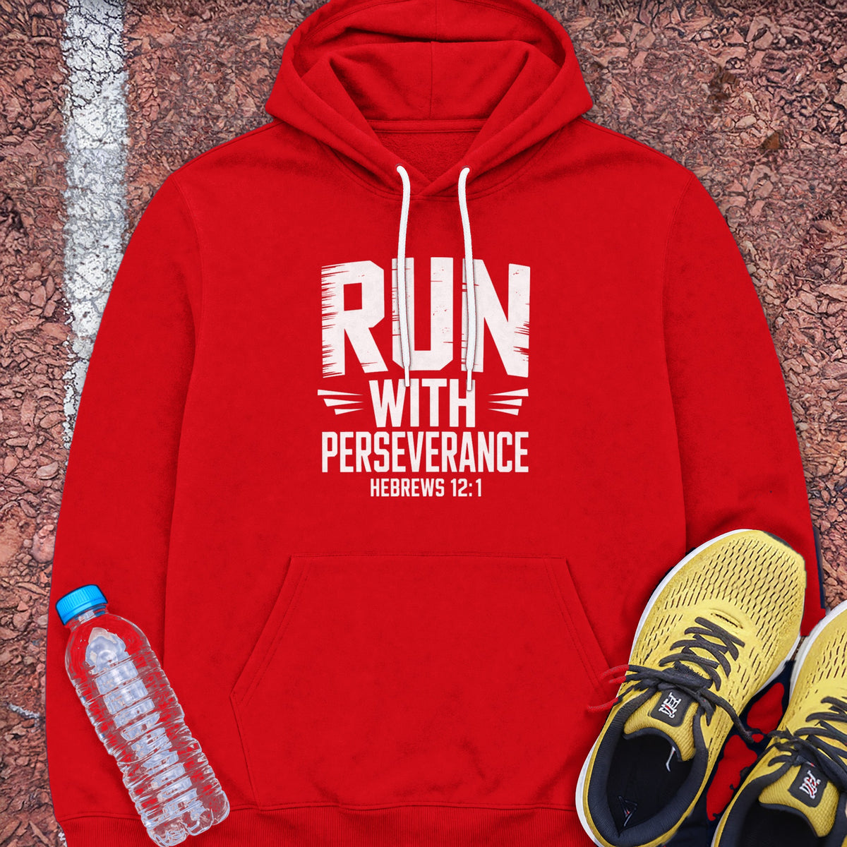 Perseverance Hoodie - Red