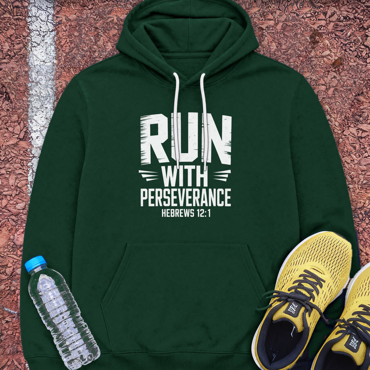 Perseverance Hoodie - Forest Green