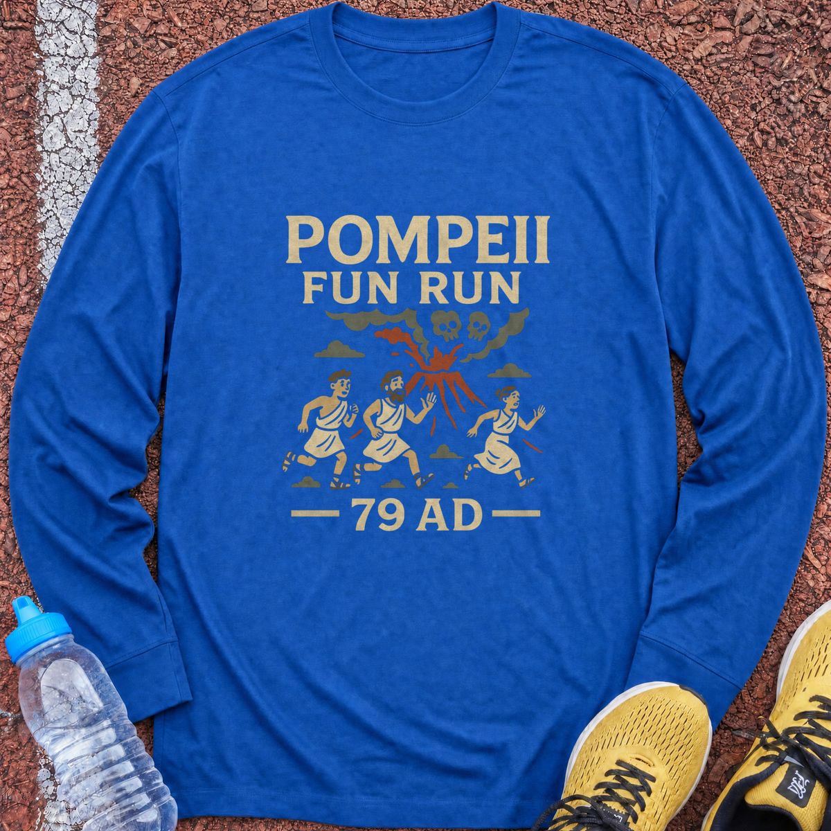 Pompeii Fun Run Long Sleeve - Royal