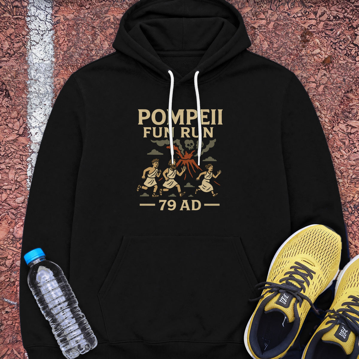 Pompeii Fun Run Hoodie - Black
