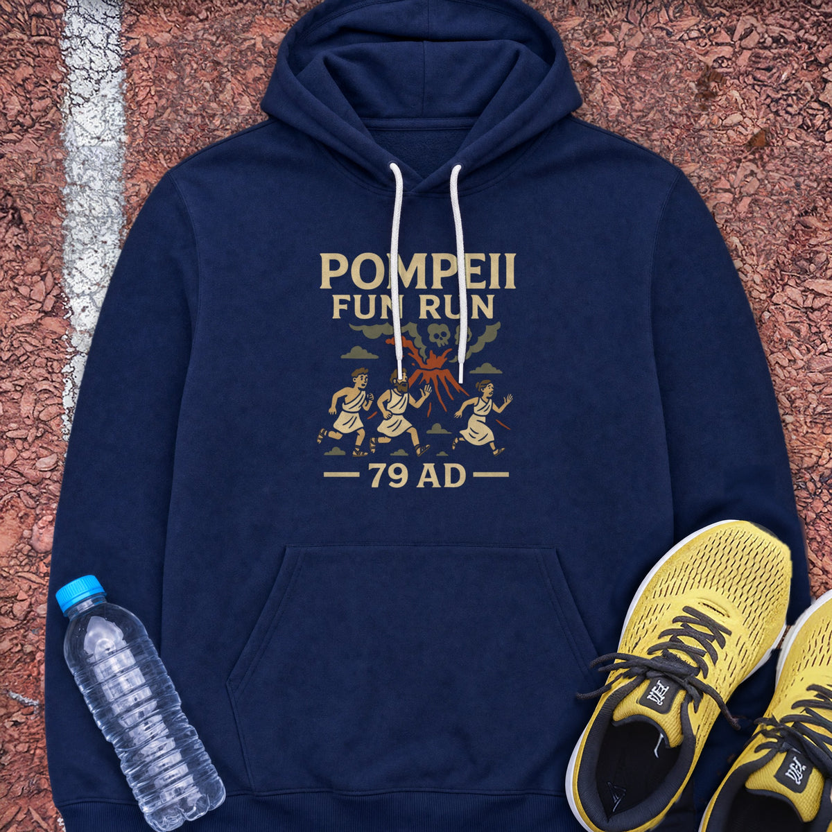 Pompeii Fun Run Hoodie - Navy
