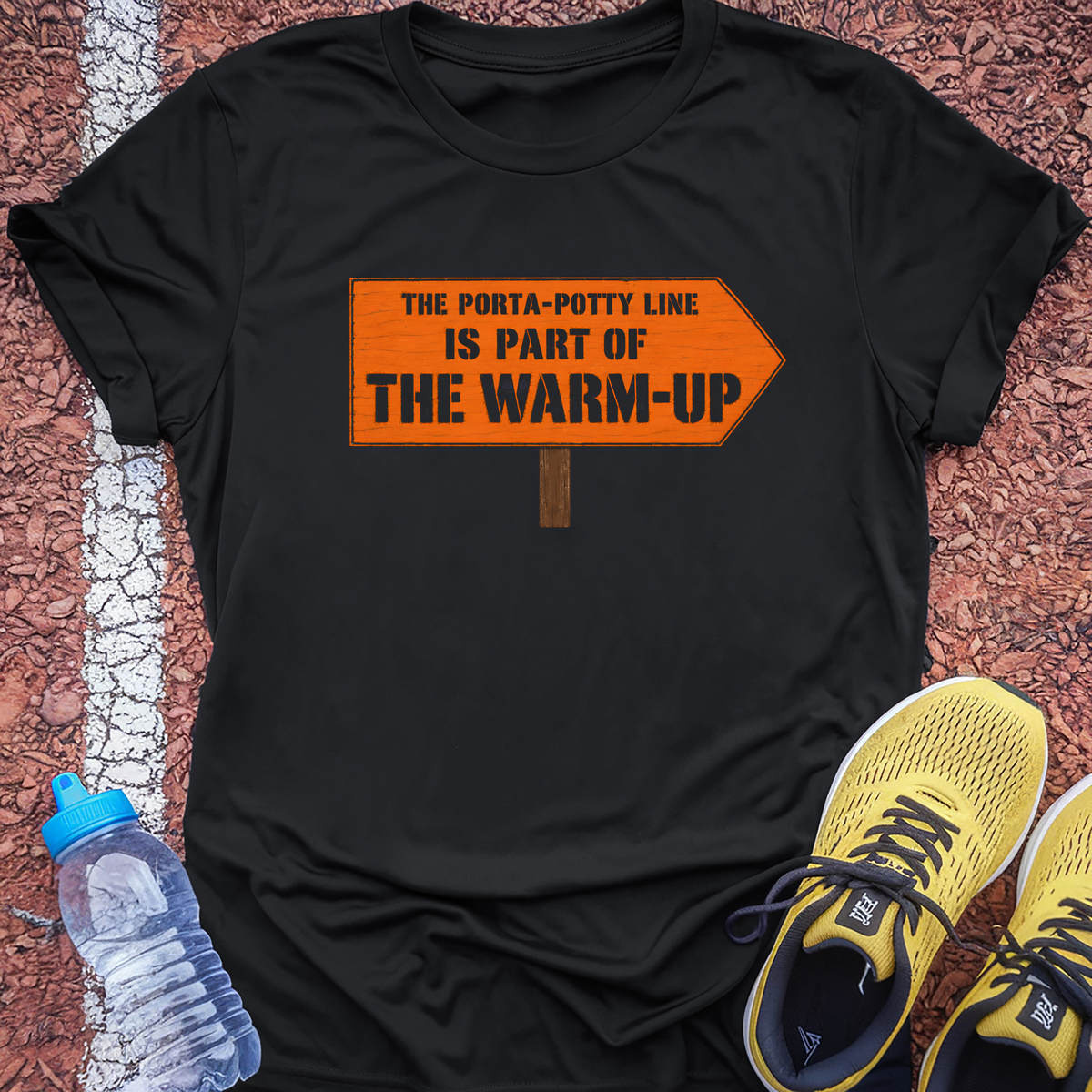 Part Of The Warm Up T-Shirt - Black