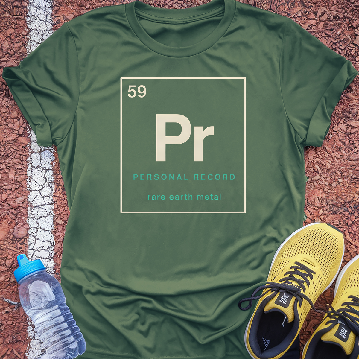 Pr Personal Record Element T-Shirt - Military Green