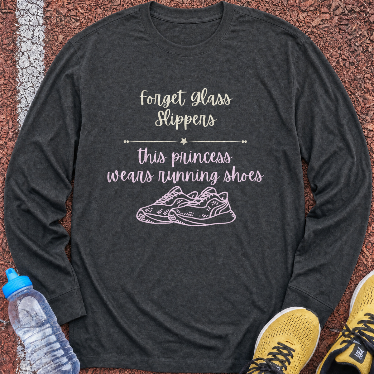 Princess Long Sleeve - Dark Heather