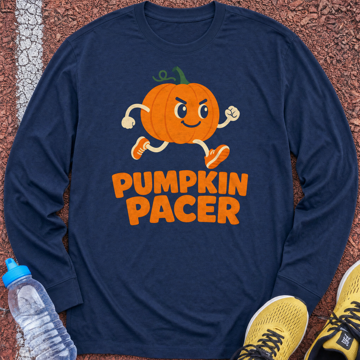 Pumpkin Pacer Long Sleeve - Navy