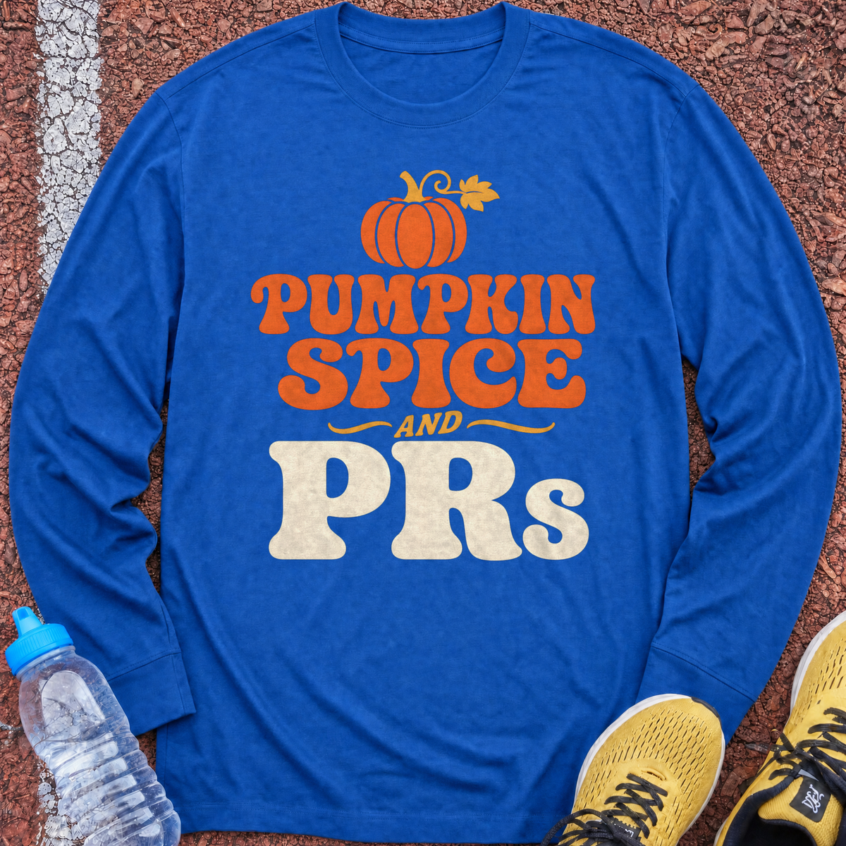 Pumpkin Spice and PRs Long Sleeve - Royal