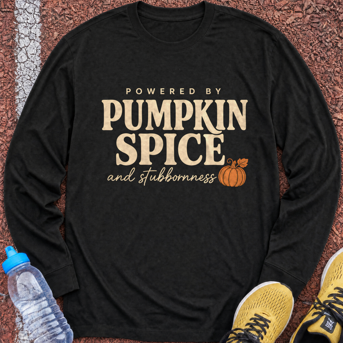 Pumpkin Spice Long Sleeve - Black