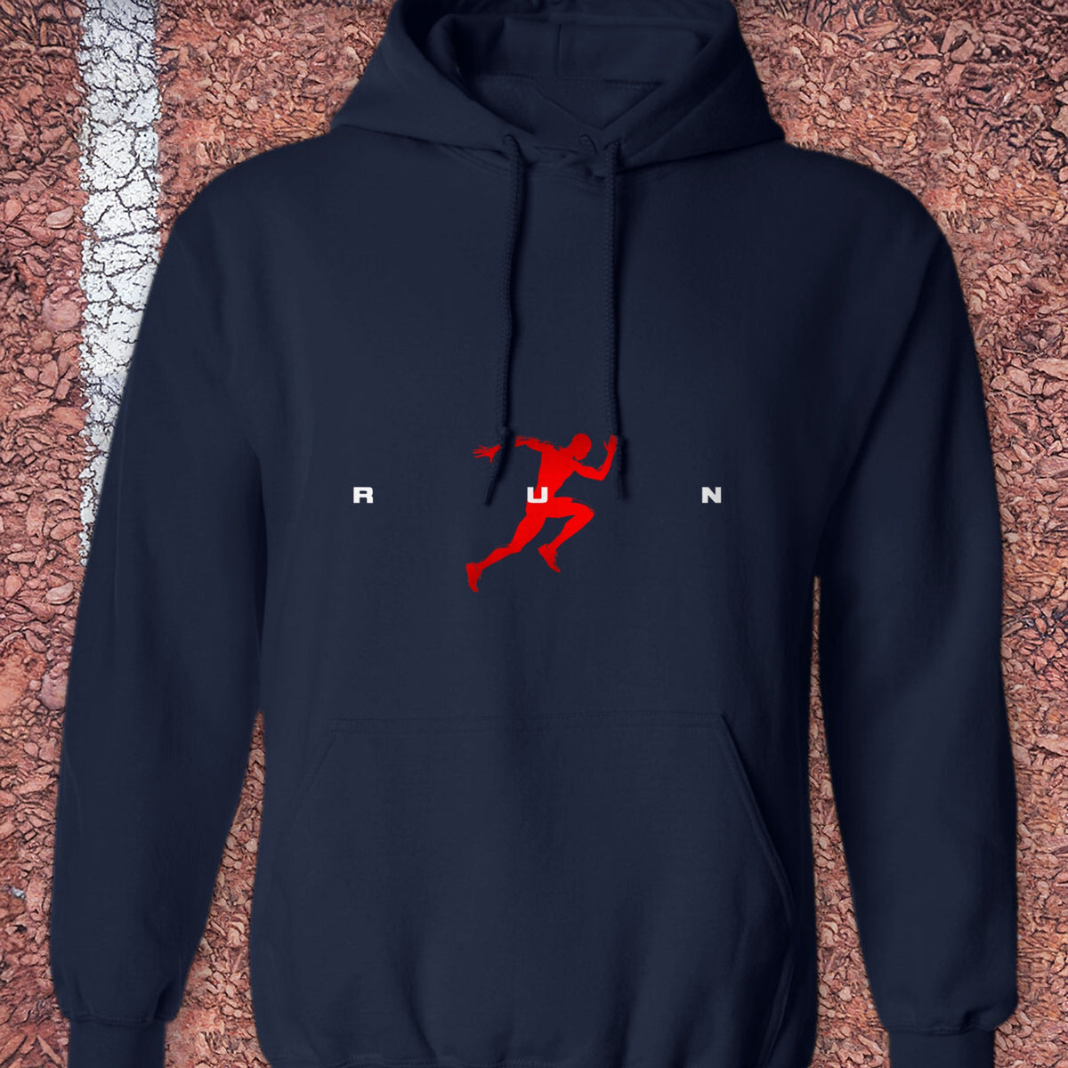 R U N Hoodie - Navy