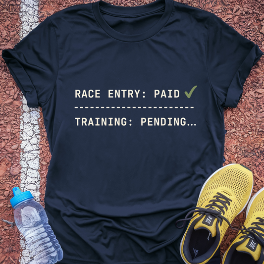 Race Entry Paid T-Shirt - Navy