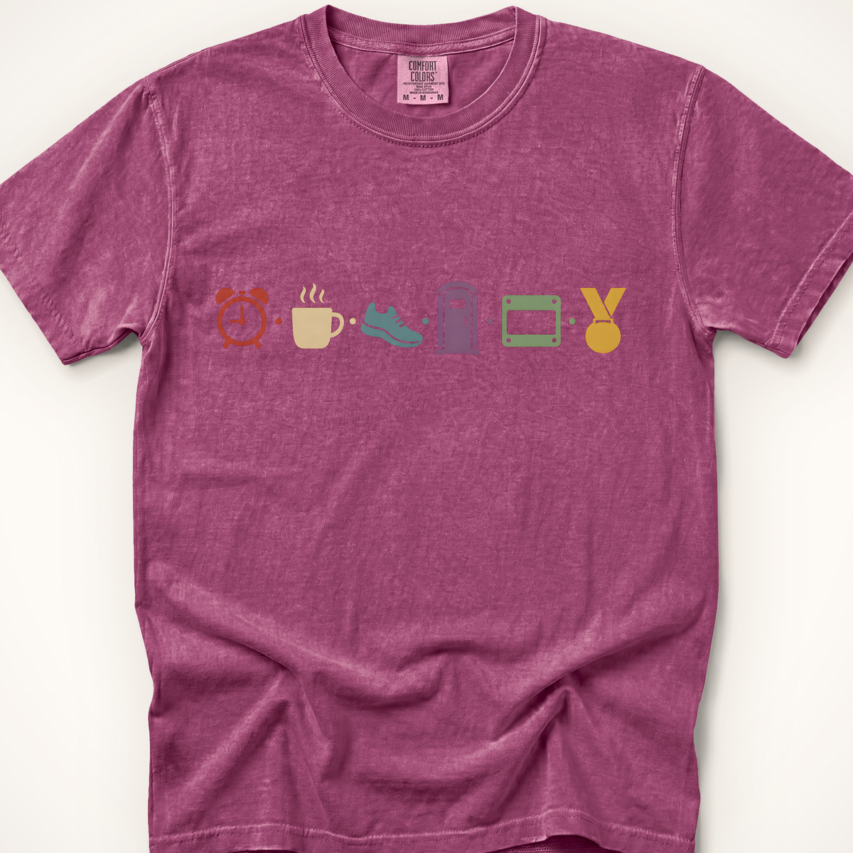 Race Morning T-Shirt - Berry