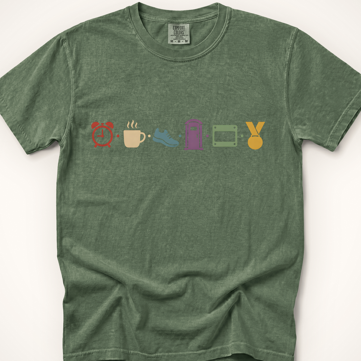 Race Morning T-Shirt - Moss
