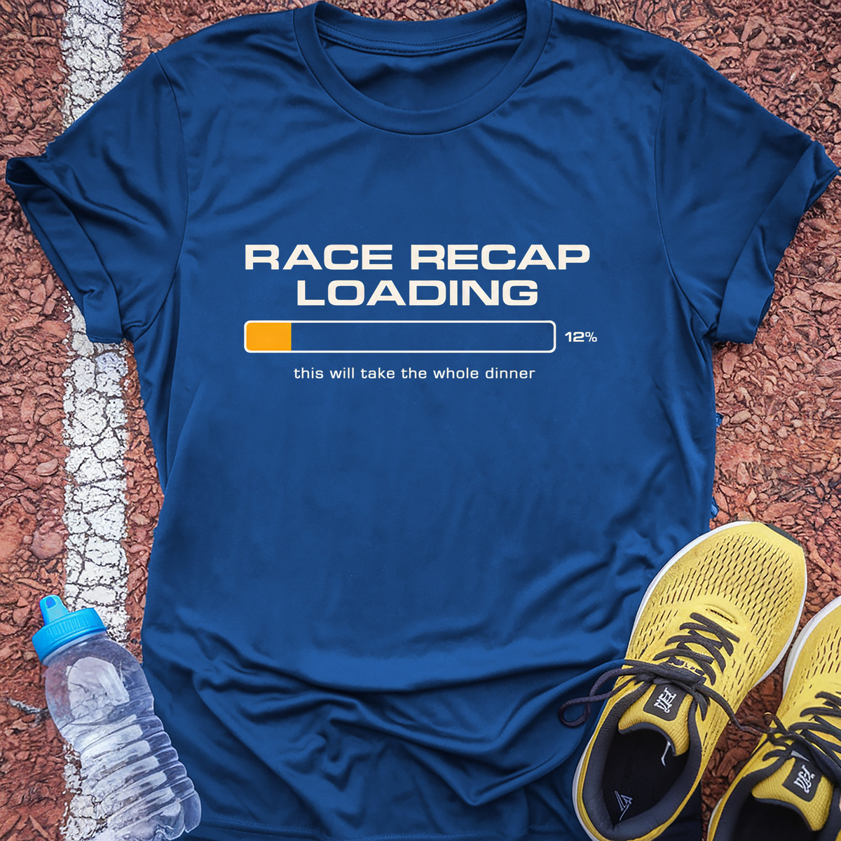 Race Recap Loading T-Shirt - Royal