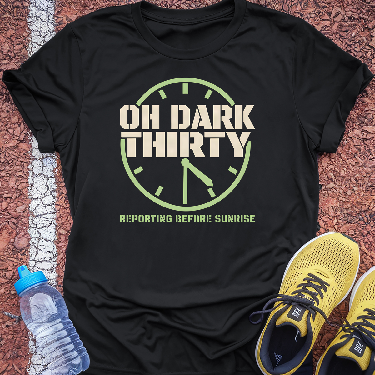 Reporting Before Sunrise T-Shirt - Black