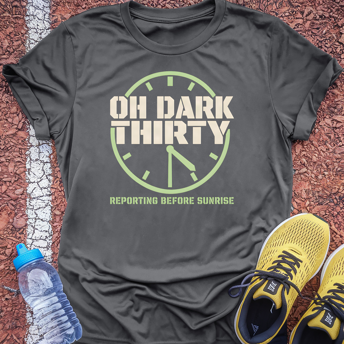 Reporting Before Sunrise T-Shirt - Charcoal