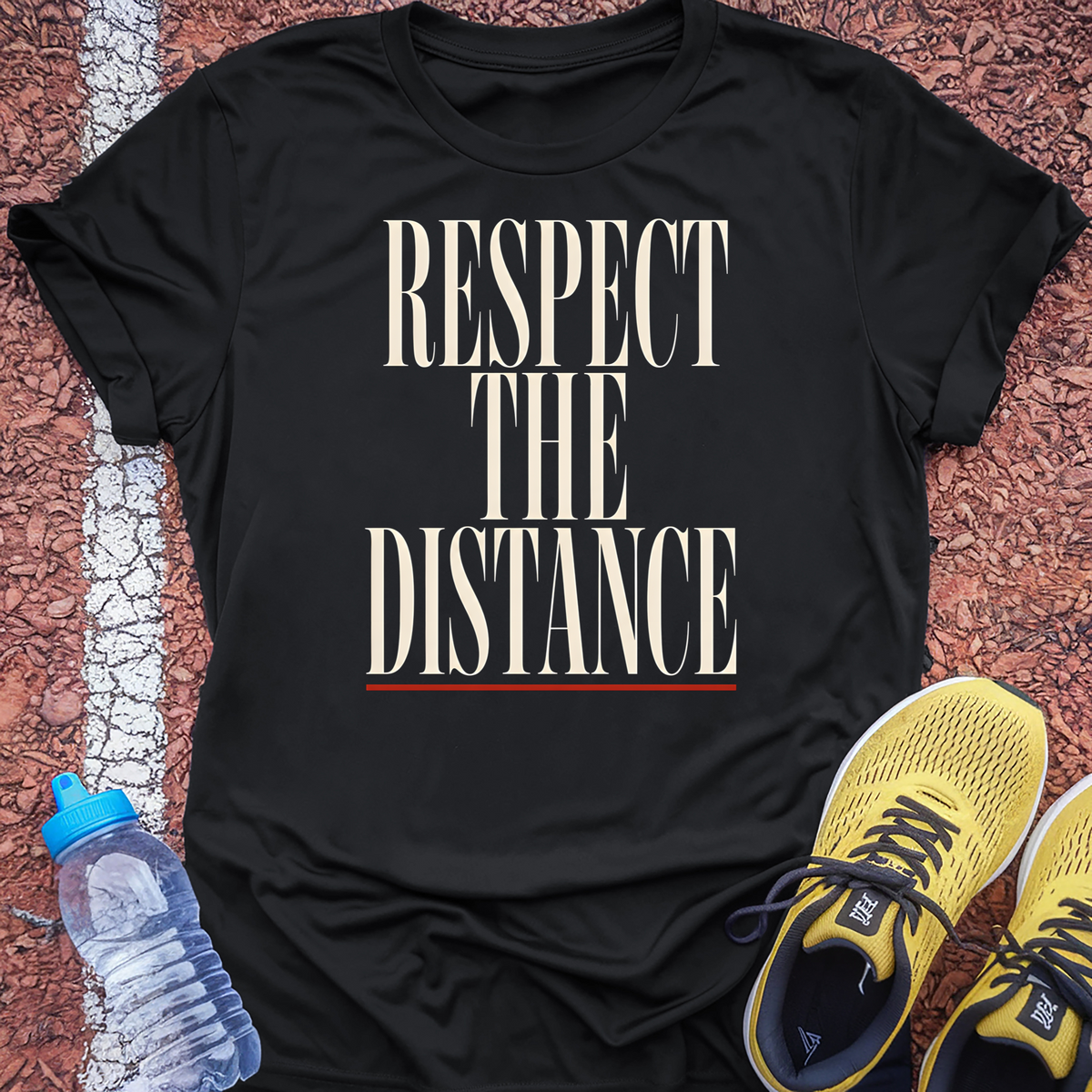 Respect the Distance T-Shirt - Black