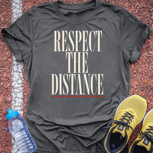 Respect the Distance T-Shirt - Charcoal