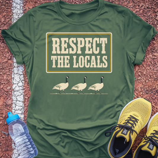 Respect the Locals T-Shirt - Military Green