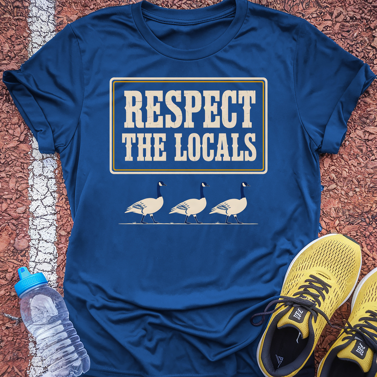 Respect the Locals T-Shirt - Royal