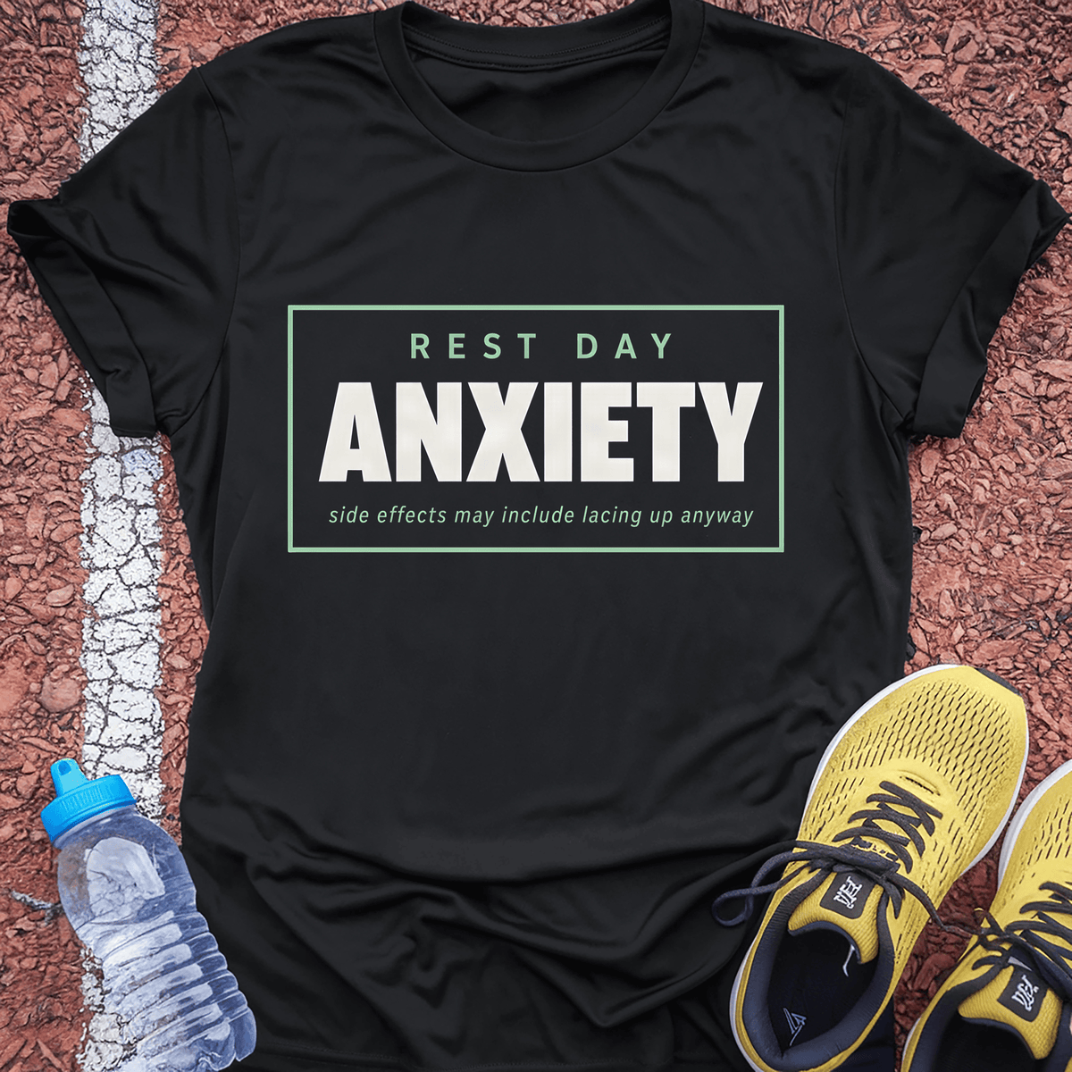 Rest Day Anxiety T-Shirt - Black