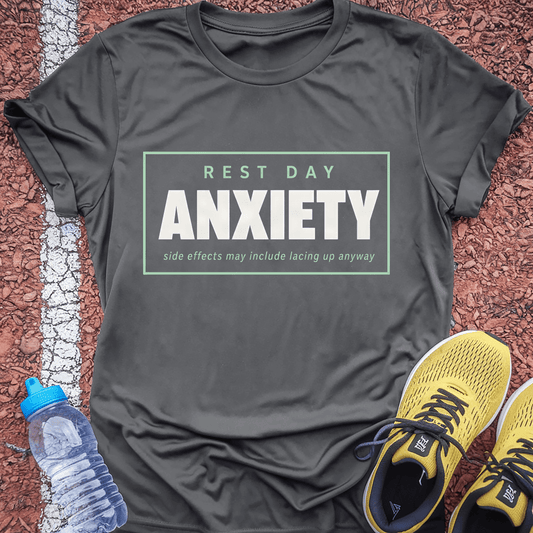 Rest Day Anxiety T-Shirt - Charcoal