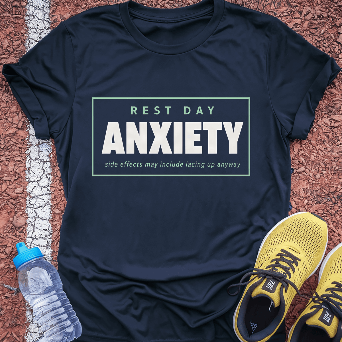 Rest Day Anxiety T-Shirt - Navy