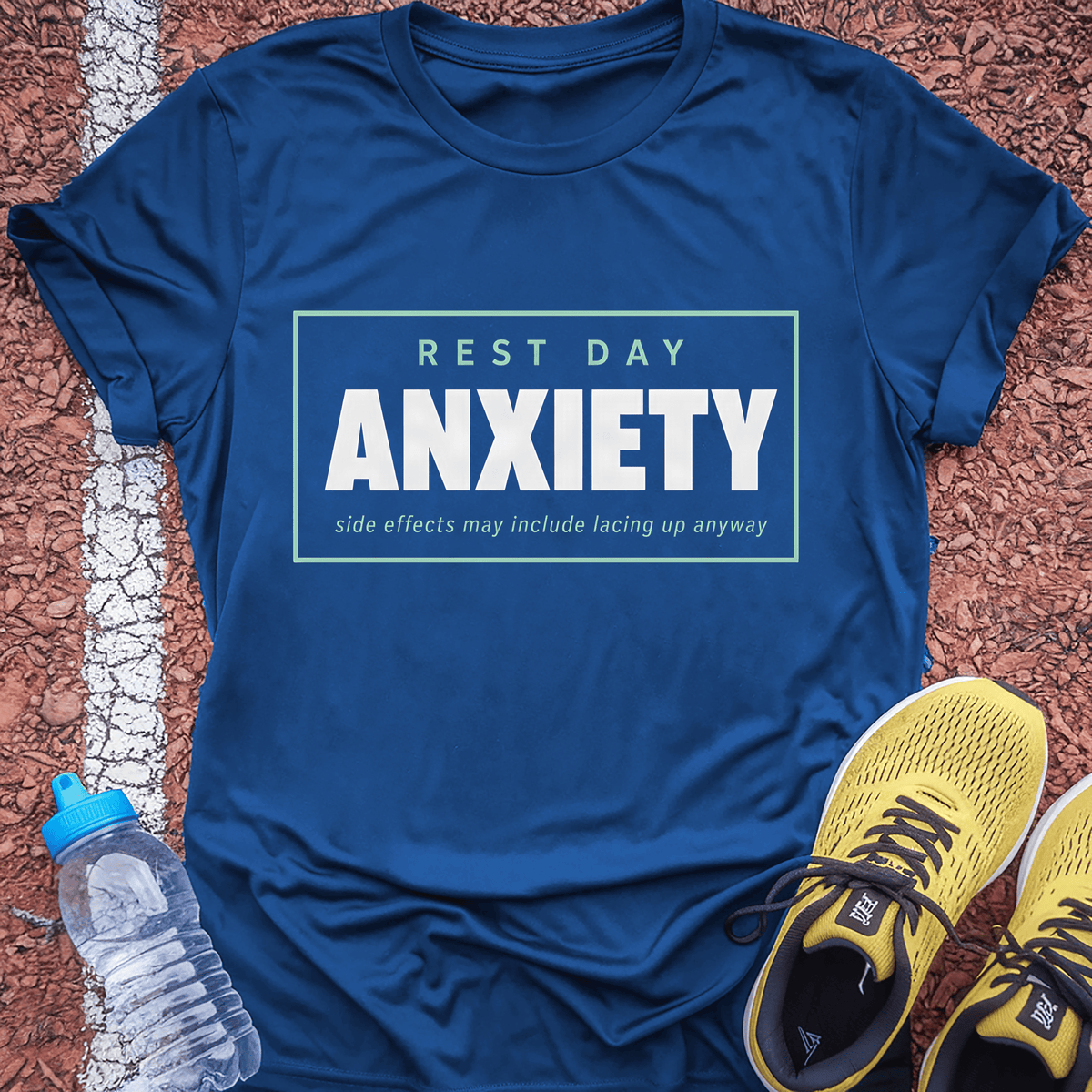 Rest Day Anxiety T-Shirt - Royal