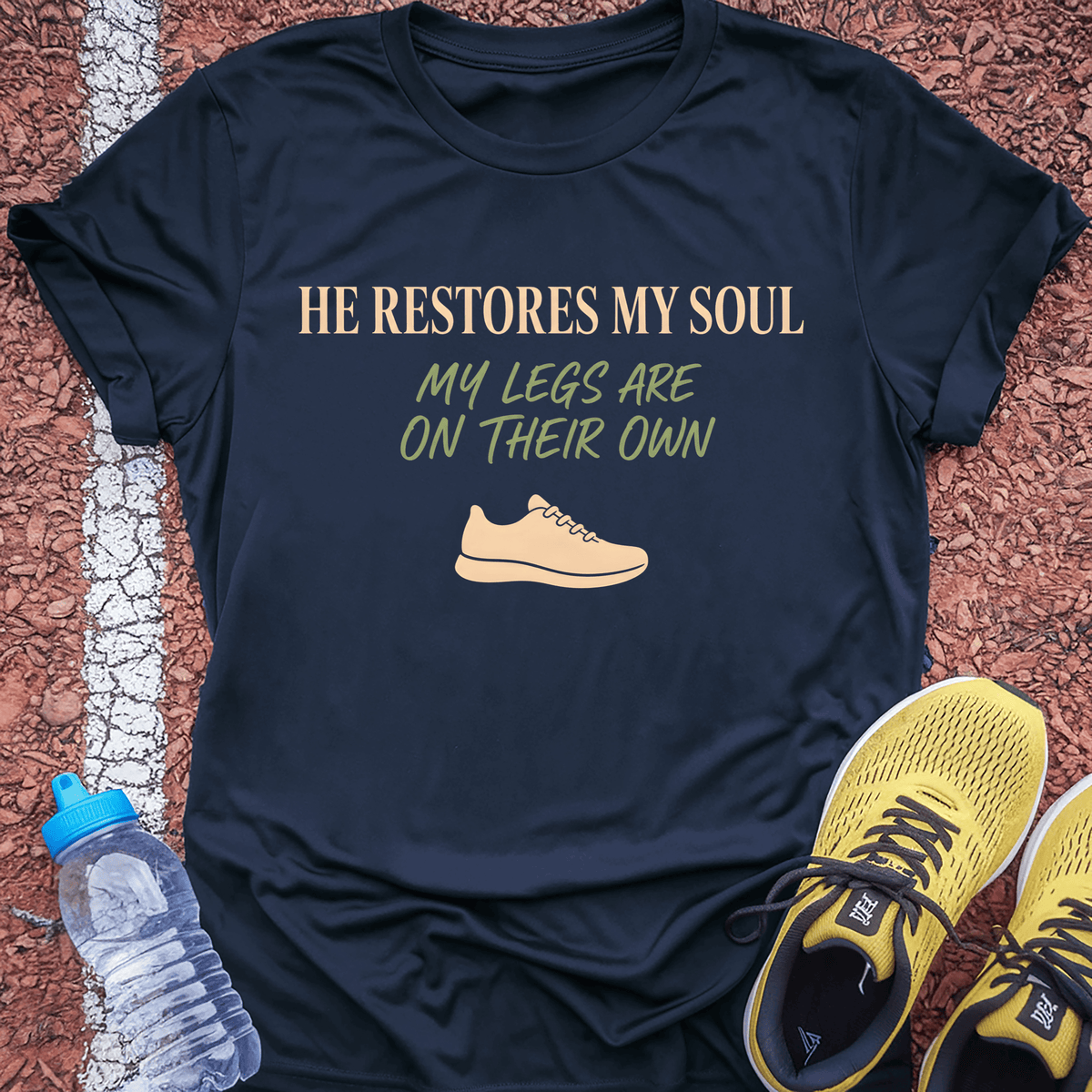 Restores My Soul T-Shirt - Navy