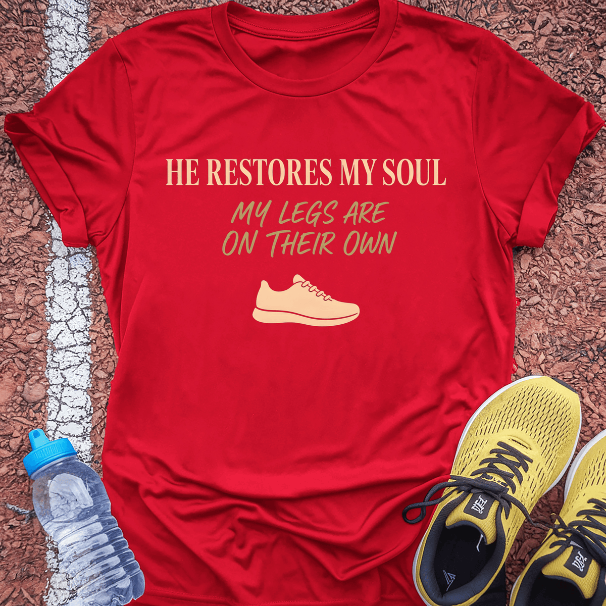 Restores My Soul T-Shirt - Red