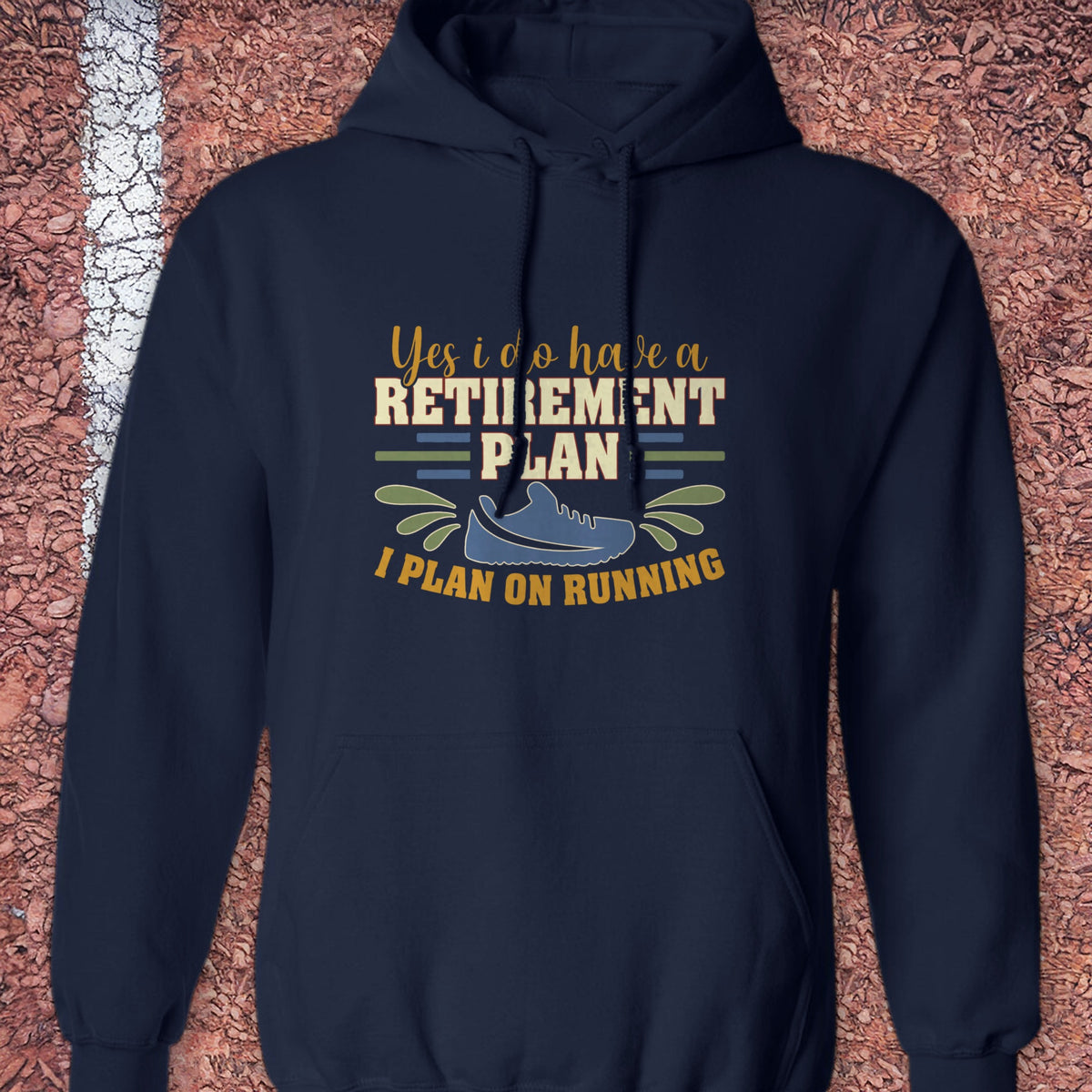 Retirement Hoodie - Navy
