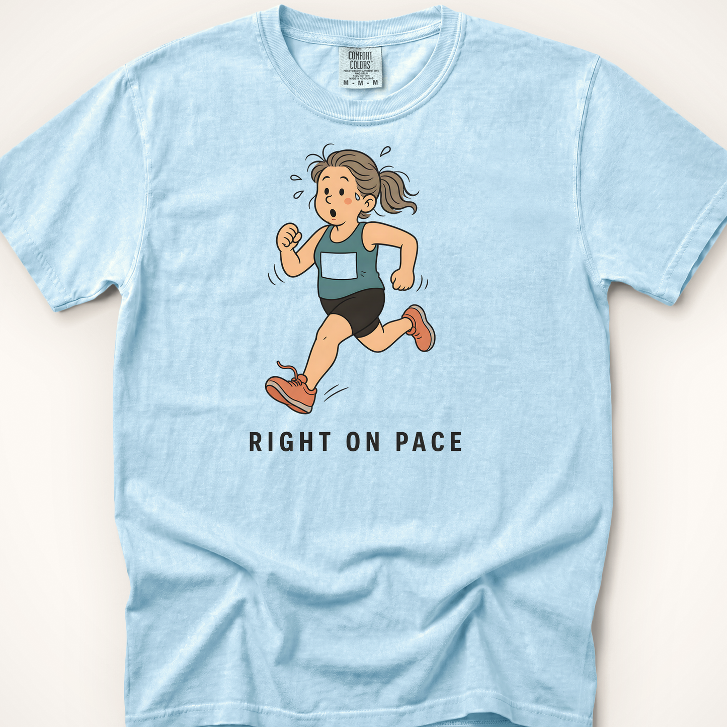 Right On Pace T-Shirt - Chambray