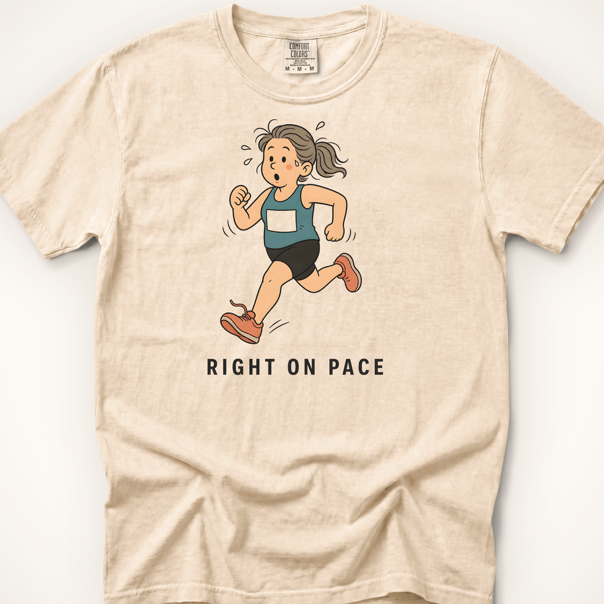 Right On Pace T-Shirt - Ivory