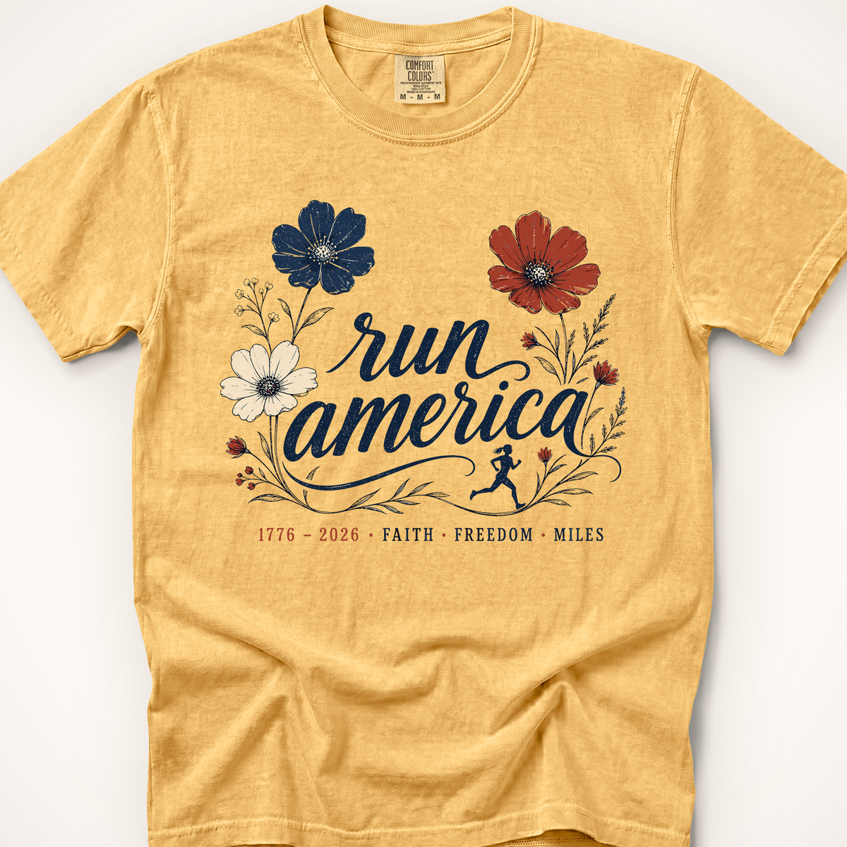 Run America CC - Mustard