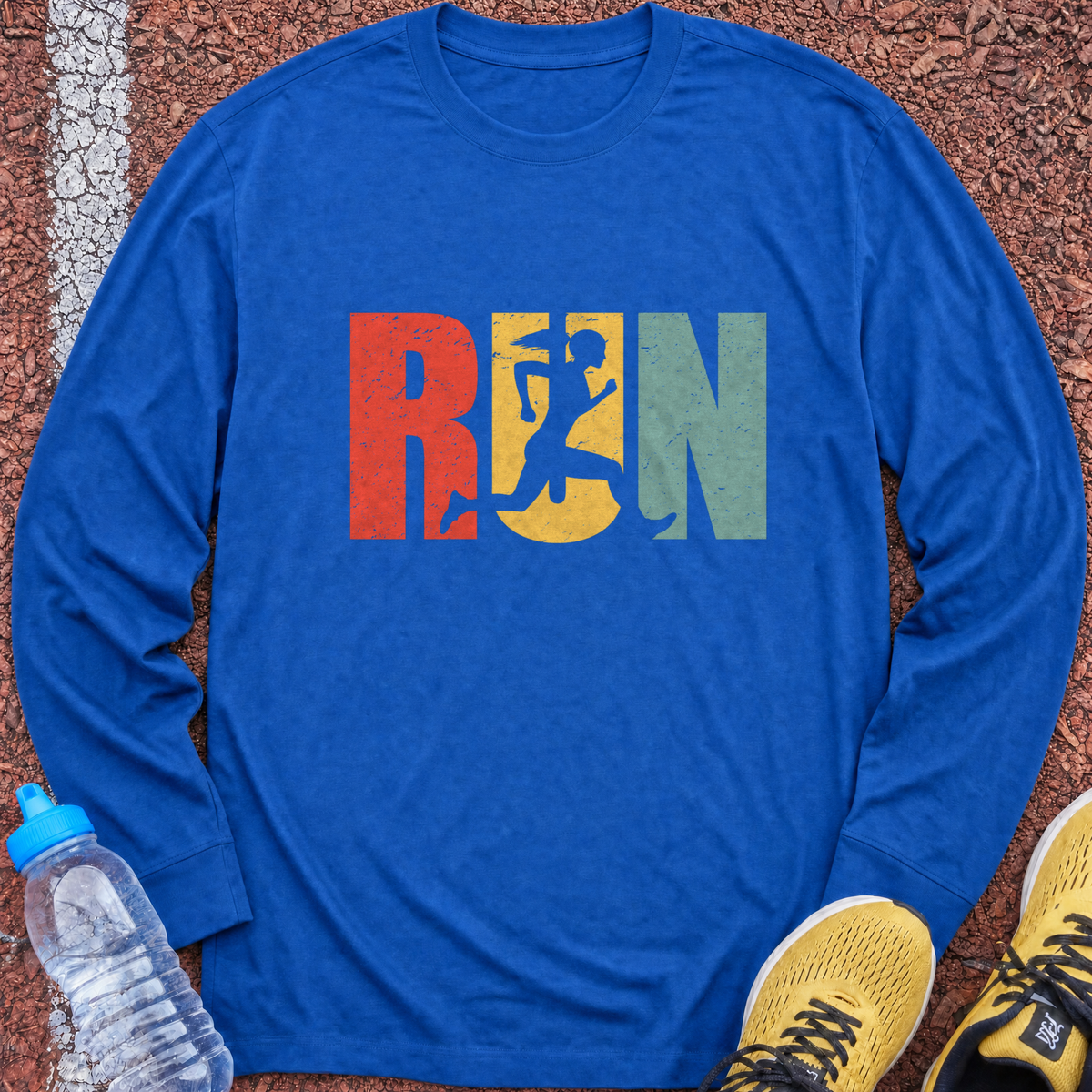 Run Girl Long Sleeve - Royal