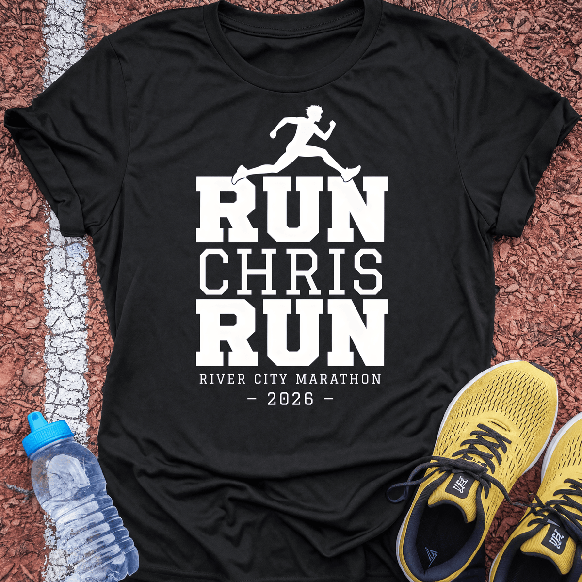 Run [Name] Run - Black