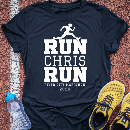 Run [Name] Run - Navy