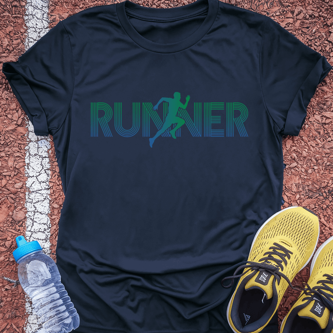 Run-ner T-Shirt - Navy