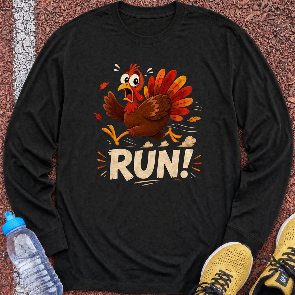 Run! Long Sleeve - Black
