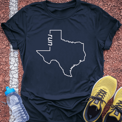 Run Texas T-Shirt - Navy
